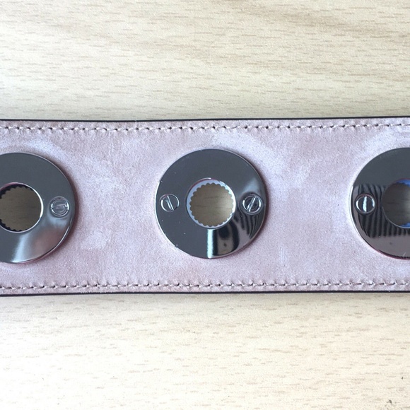 AUTHENTIC CHRISTIAN DIOR BLACK LEATHER LADIES BELT - Picture 7 of 11